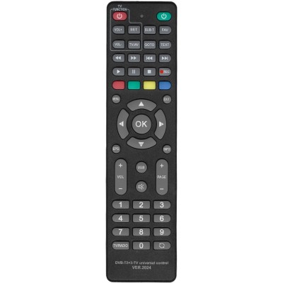 Универсальный пульт Huayu DVB-T2+3-TV  (ver.2024 для приставок DVB-T2 как Lumax B0302)