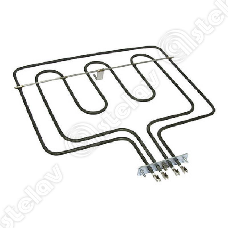 ТЭН Гриля  духовки  ARDO ( 524013300 | 651067160 )  700W | 1800W 220V дл 356 х шир 366 , шир между клемм 54 | 24 дл планки 376  COK100AD FRE2557