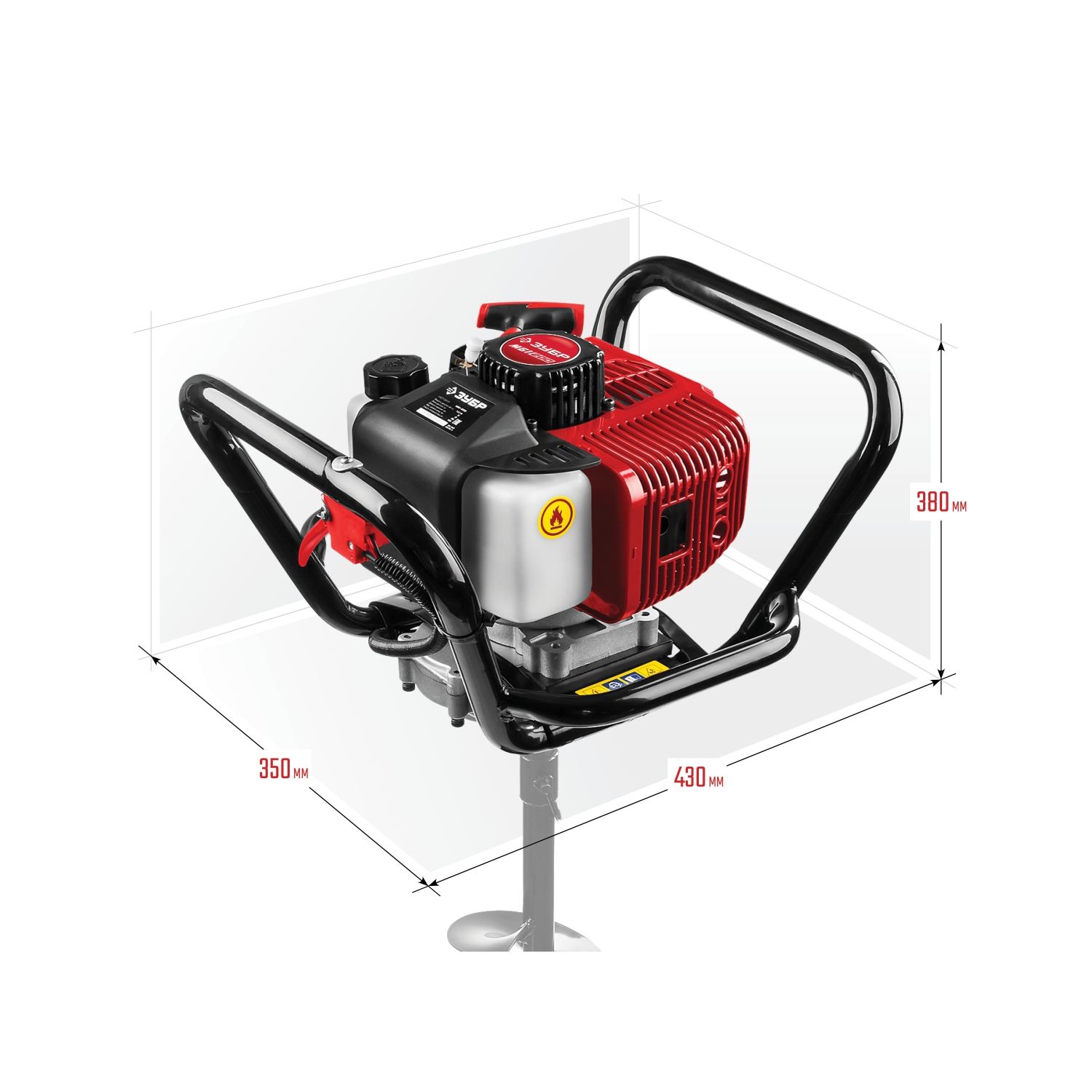 Мотобур (бензобур) МБ1-200