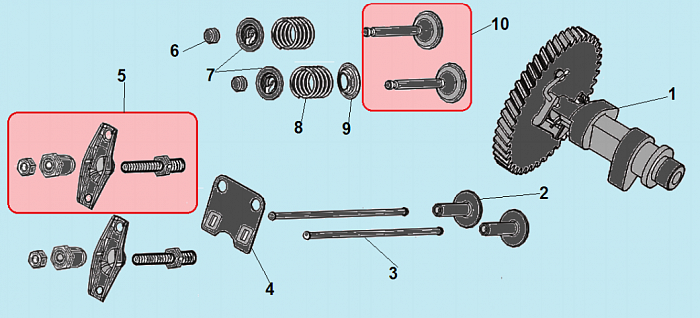 8 КЛАПАНА ВИБРОПЛИТА CHAMPION PC9750FT